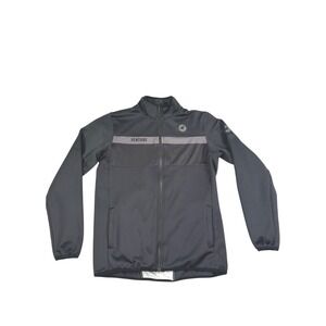 Pactimo Venture Mens XL Cycling Jacket Full Zip Black Charcoal Fleece Lined